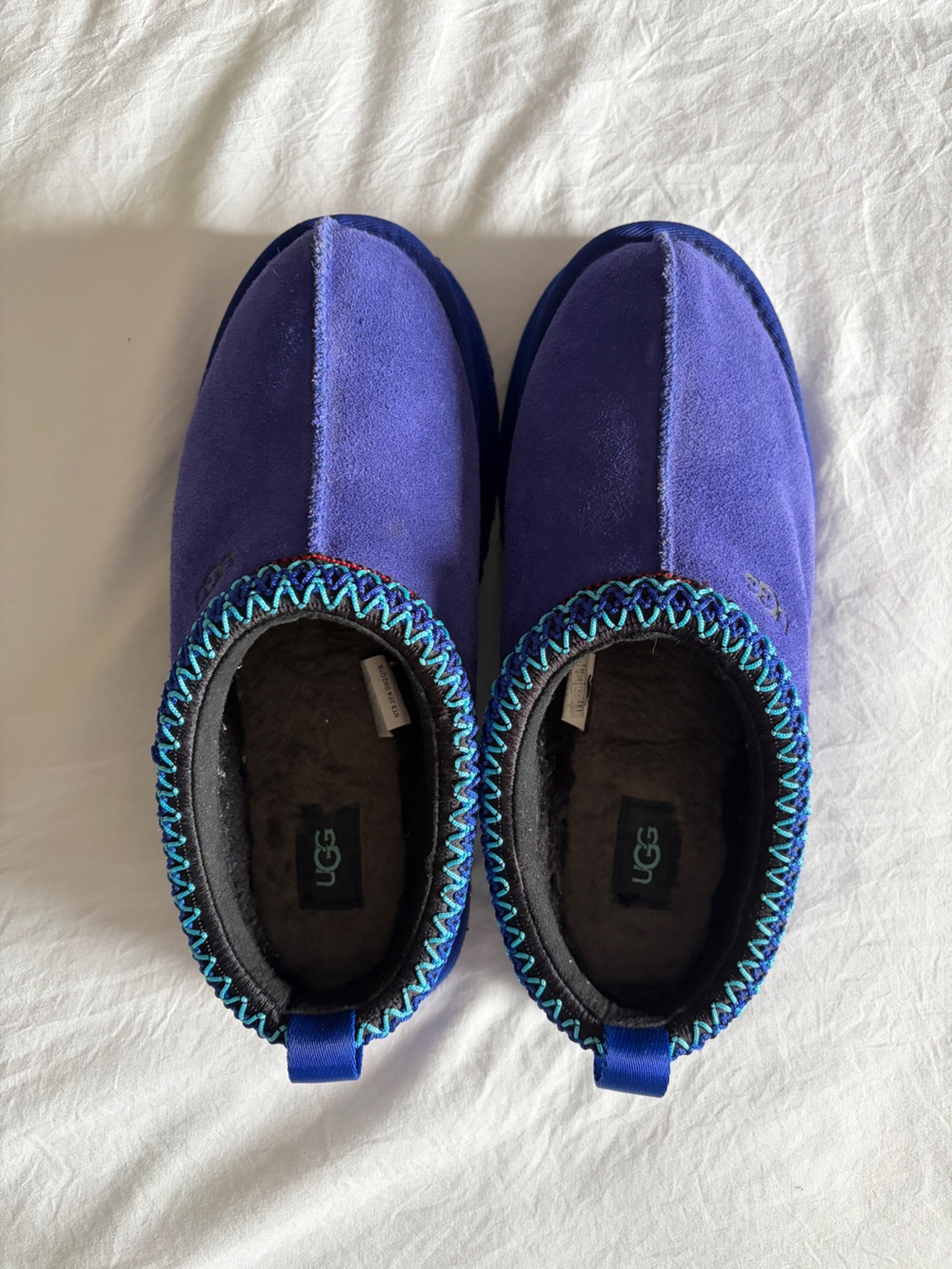 UGG Platform Tasman Tazz II Blue-Purple Slippers
